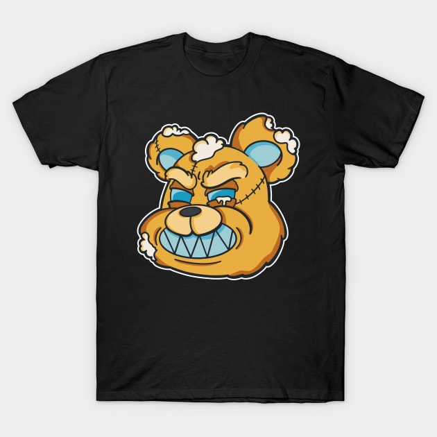 Ferocious Teddy Fury T-Shirt by Life2LiveDesign